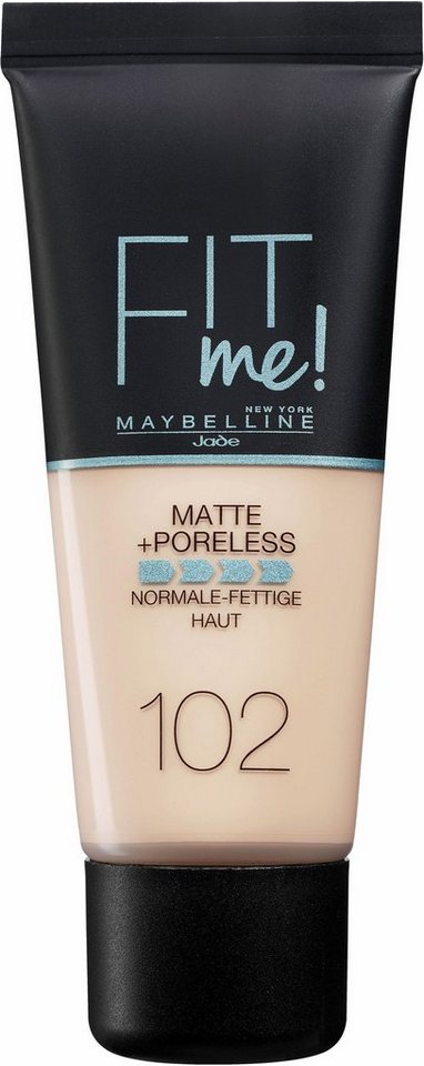 MAYBELLINE NEW YORK Foundation Fit Me! Matte + Poreless Make-Up, mit langanhaltender Formel von MAYBELLINE NEW YORK