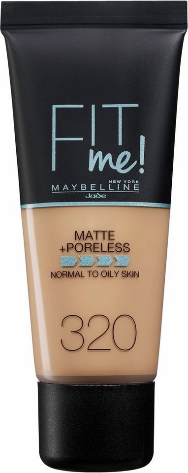 MAYBELLINE NEW YORK Foundation Fit Me! Matte + Poreless Make-Up, mit langanhaltender Formel MAYBELLINE NEW YORK Foundation Fit Me! Matte + Poreless Make-Up, mit langanhaltender Formel von MAYBELLINE NEW YORK