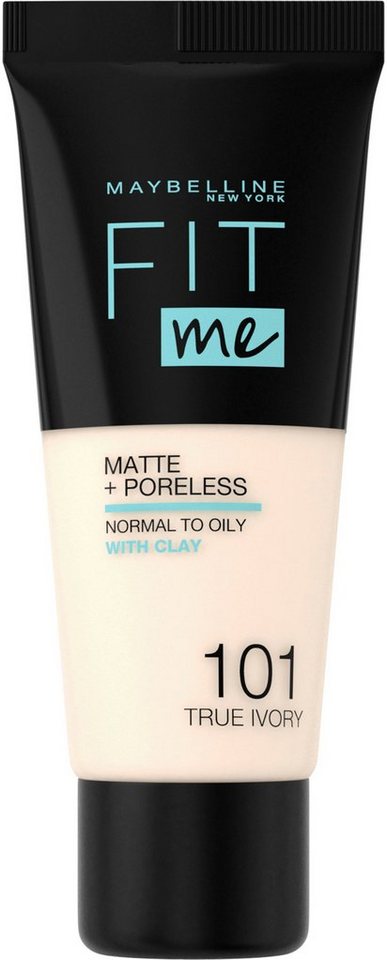 MAYBELLINE NEW YORK Foundation Fit Me! Matte + Poreless Make-Up, mit langanhaltender Formel MAYBELLINE NEW YORK Foundation Fit Me! Matte + Poreless Make-Up, mit langanhaltender Formel von MAYBELLINE NEW YORK