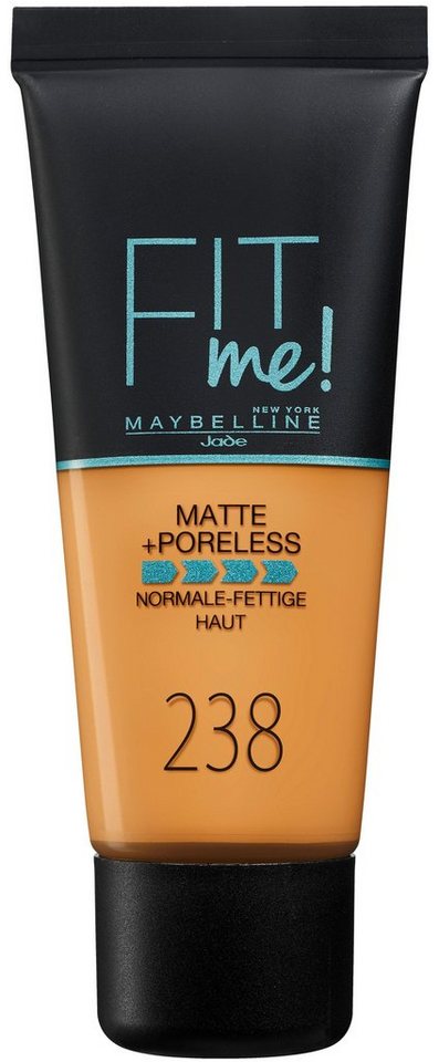 MAYBELLINE NEW YORK Foundation Fit Me! Matte + Poreless Make-Up, mit langanhaltender Formel von MAYBELLINE NEW YORK