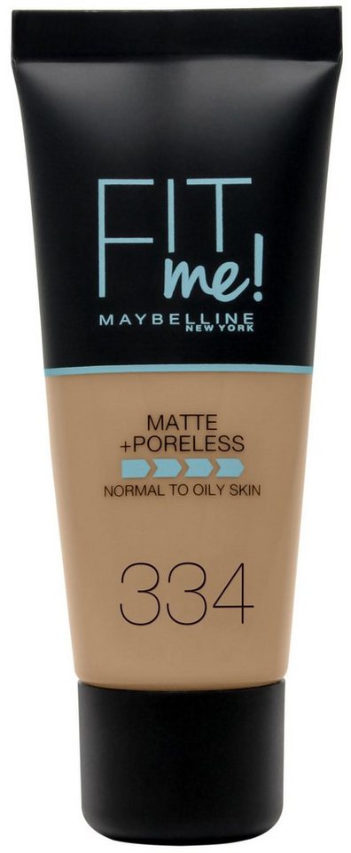 MAYBELLINE NEW YORK Foundation Fit Me! Matte + Poreless Make-Up, mit langanhaltender Formel von MAYBELLINE NEW YORK