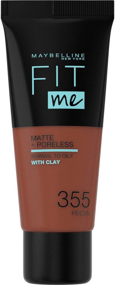 MAYBELLINE NEW YORK Foundation Fit Me! Matte + Poreless Make-Up, mit langanhaltender Formel von MAYBELLINE NEW YORK