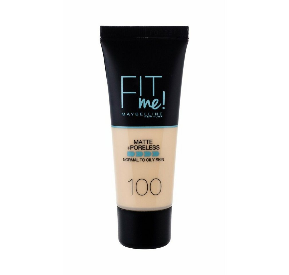 MAYBELLINE NEW YORK Foundation Fit Me Matte & Poreless Foundation 100 Warm Ivory 30ml MAYBELLINE NEW YORK Foundation Fit Me Matte & Poreless Foundation 100 Warm Ivory 30ml von MAYBELLINE NEW YORK
