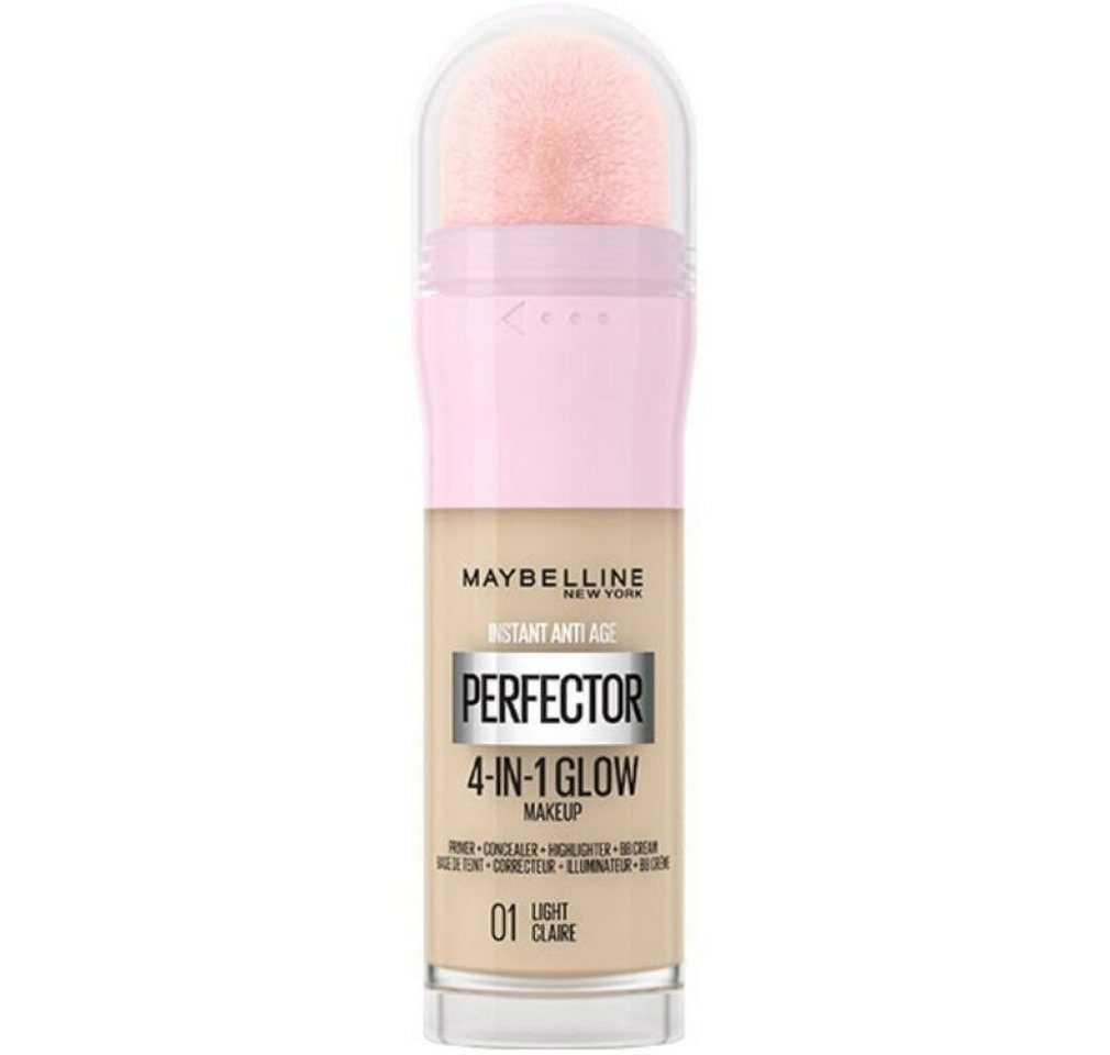 MAYBELLINE NEW YORK Foundation Instant Anti-Age Perfector Glow 01-Light 20ml MAYBELLINE NEW YORK Foundation Instant Anti-Age Perfector Glow 01-Light 20ml von MAYBELLINE NEW YORK