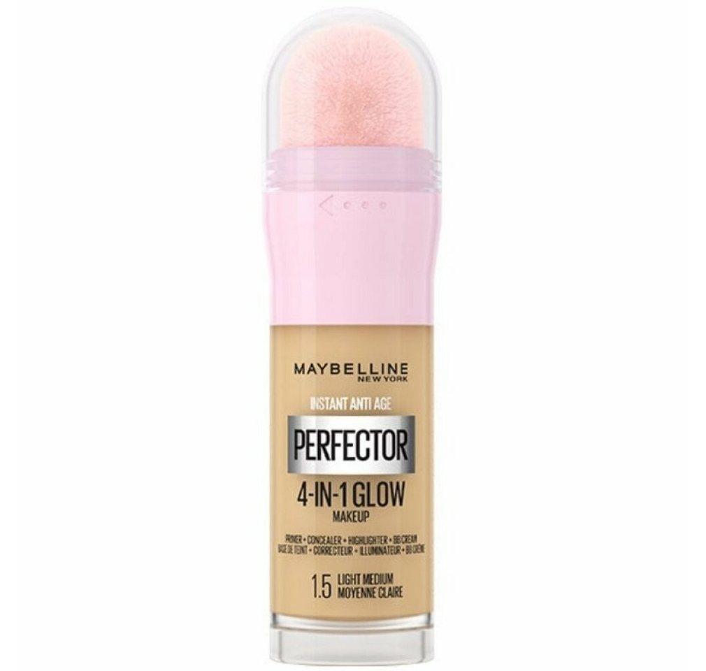 MAYBELLINE NEW YORK Foundation Instant Perfector 4-in-1 Glow Makeup 1.5 Light Medium MAYBELLINE NEW YORK Foundation Instant Perfector 4-in-1 Glow Makeup 1.5 Light Medium von MAYBELLINE NEW YORK