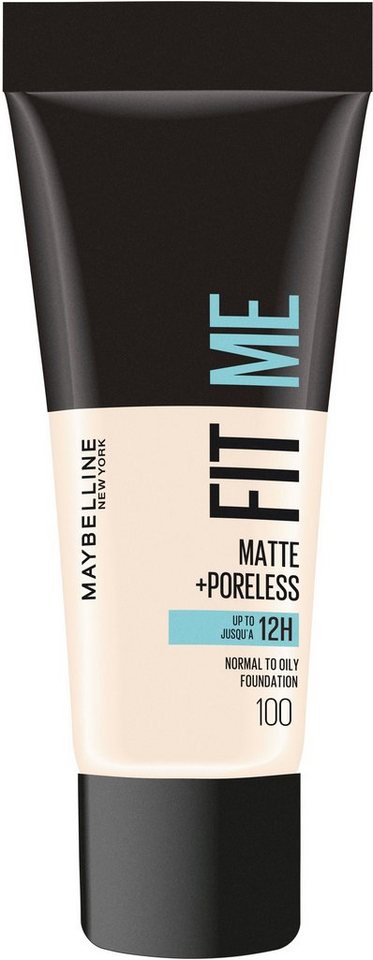 MAYBELLINE NEW YORK Foundation Maybelline New York Fit Me! Matte + Poreless Make-Up, mit langanhaltender Formel MAYBELLINE NEW YORK Foundation Maybelline New York Fit Me! Matte + Poreless Make-Up, mit langanhaltender Formel von MAYBELLINE NEW YORK