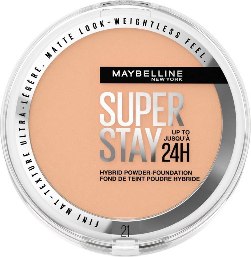 MAYBELLINE NEW YORK Foundation Maybelline New York Super Stay Hybrides Puder Make-Up, mit langanhaltender Formel von MAYBELLINE NEW YORK