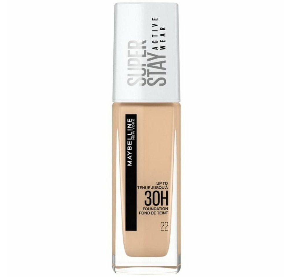 MAYBELLINE NEW YORK Foundation SUPERSTAY activewear 30h foundation #22-light bisque 30ml von MAYBELLINE NEW YORK