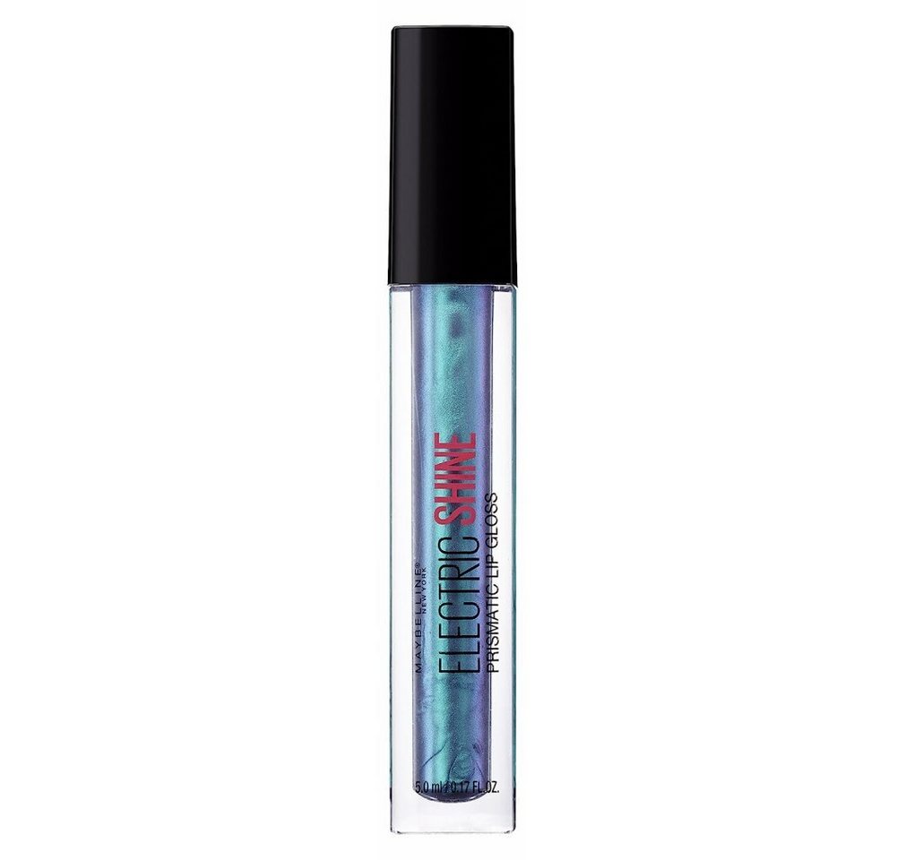 MAYBELLINE NEW YORK Lipgloss Electrio Shine Prismatic Lip Gloss 165 Electric Blue 5ml von MAYBELLINE NEW YORK