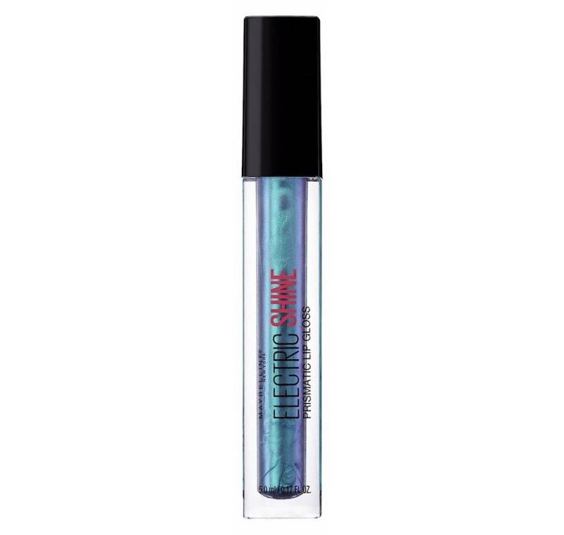 MAYBELLINE NEW YORK Lipgloss Electrio Shine Prismatic Lip Gloss 165 Electric Blue 5ml von MAYBELLINE NEW YORK