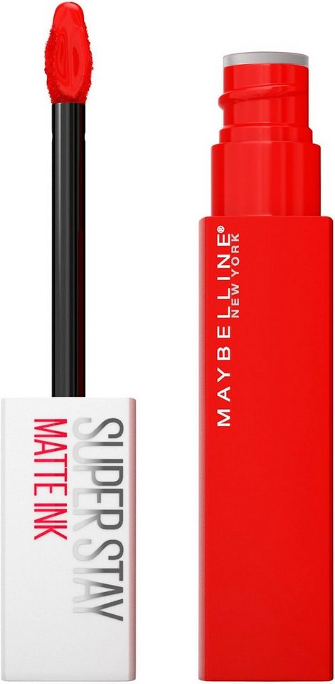 MAYBELLINE NEW YORK Lippenstift Super Stay Matte Ink Spiced Up, mit natürlichen Inhaltstoffen von MAYBELLINE NEW YORK