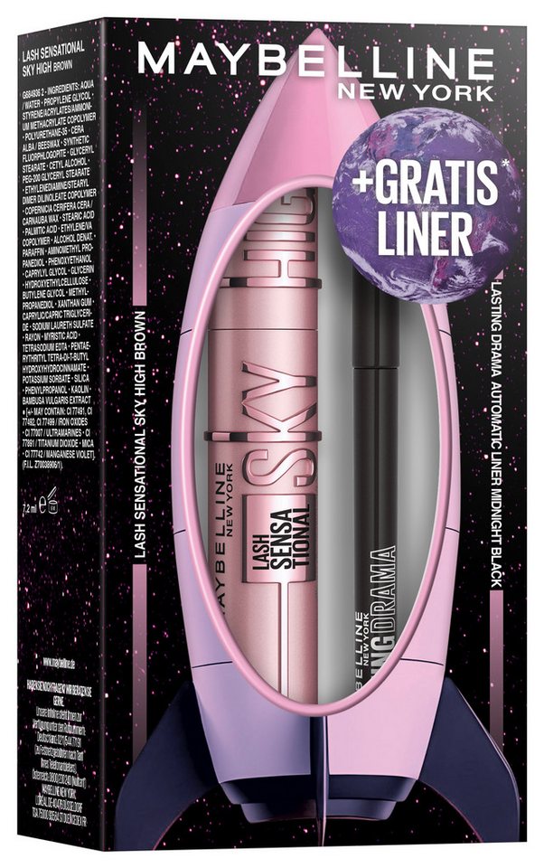 MAYBELLINE NEW YORK Make-up Set Maybelline NY Xmas Coffret Sky High + Lasting Drama Automatic Liner von MAYBELLINE NEW YORK