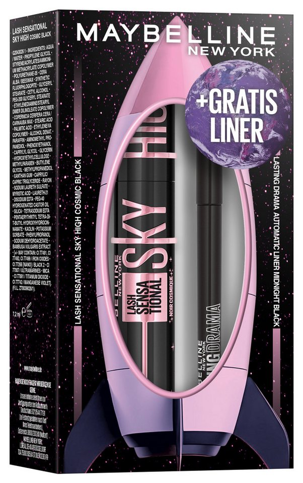 MAYBELLINE NEW YORK Make-up Set Maybelline NY Xmas Coffret Sky High + Lasting Drama Automatic Liner von MAYBELLINE NEW YORK