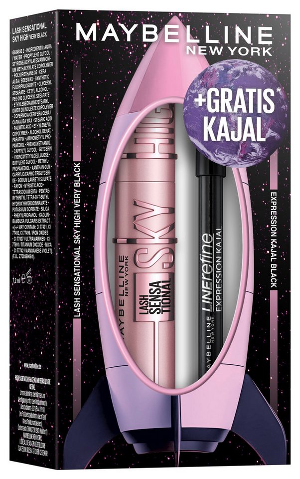 MAYBELLINE NEW YORK Make-up Set Maybelline New York Xmas Coffret Sky High + Expression Kajal von MAYBELLINE NEW YORK