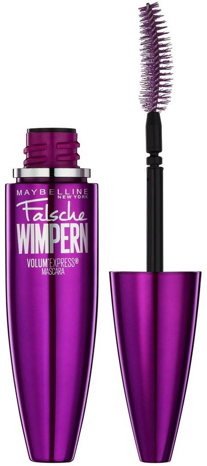 MAYBELLINE NEW YORK Mascara Volum' Express Falsche Wimpern, mit patentierter Löffelbürste von MAYBELLINE NEW YORK