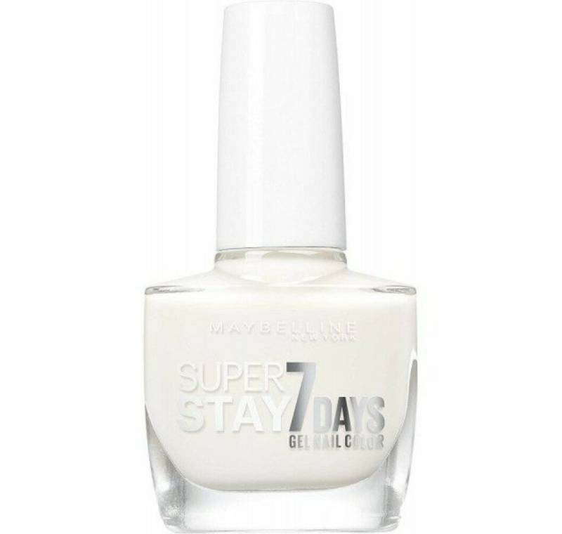 MAYBELLINE NEW YORK Nagellack Super Stay 7 Days #71 Pur White 10ml + Gift von MAYBELLINE NEW YORK