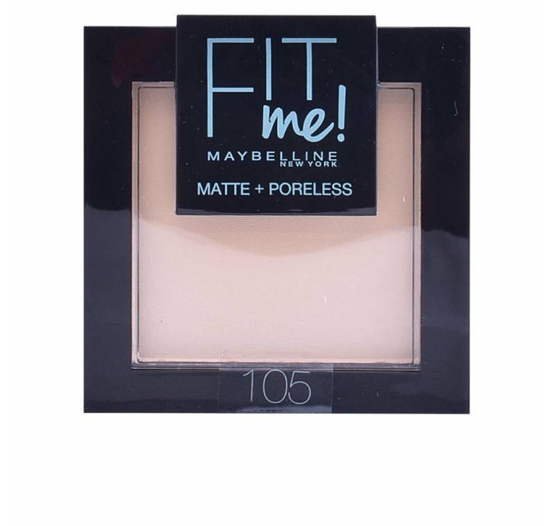 MAYBELLINE NEW YORK Puder Fit Me Matte & Poreless Powder 105 Natural Ivory von MAYBELLINE NEW YORK