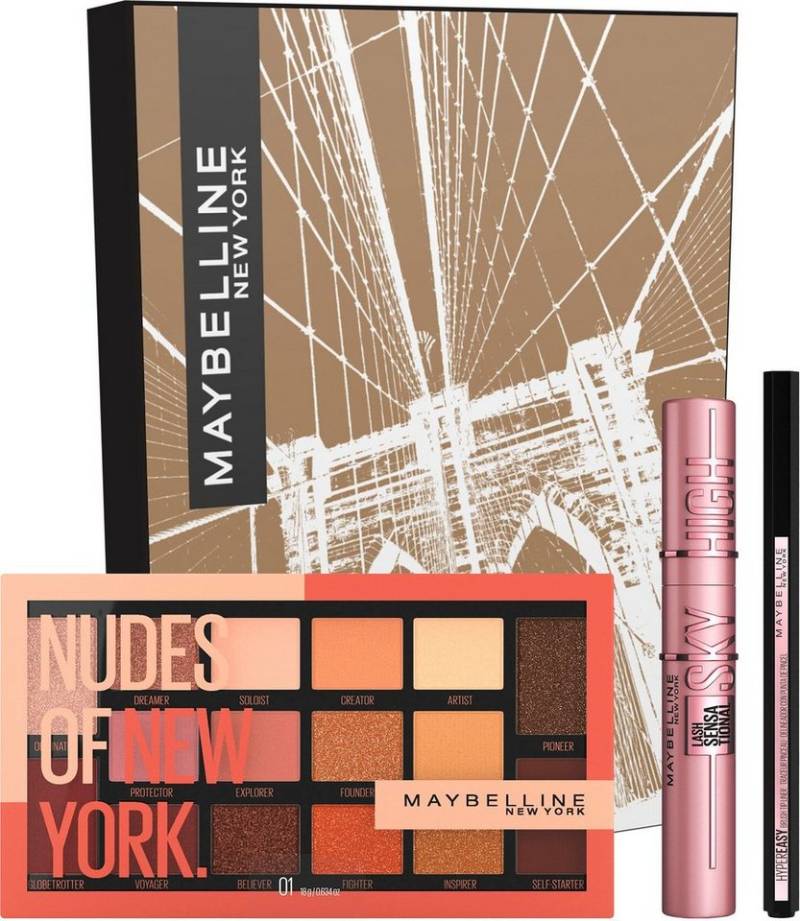 MAYBELLINE NEW YORK Schmink-Set Augen Make-Up Set mit Sky High, mit vielseitigen Kombinationsmöglichkeiten von MAYBELLINE NEW YORK
