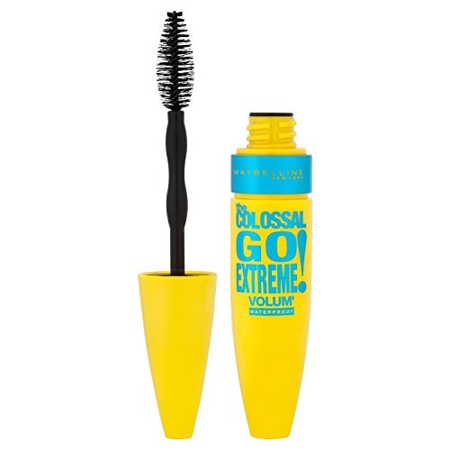 3 x Maybelline The Colossal Go Extreme Waterproof 9.5ml Mascara - Very Black von MAYBELLINE