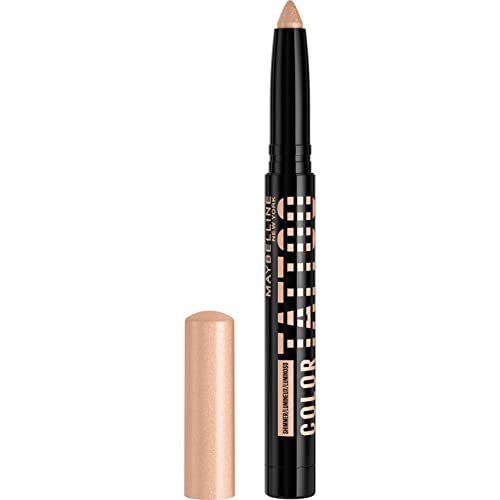 Maybelline New York Lidschatten Stift, All-in-One Eyeliner, Primer und Lidschatten-Stift, Langanhaltende und cremige Farbe, Color Tattoo Eye Stix, Farbe: I Am Courageous von MAYBELLINE