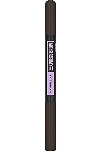 Maybelline New York Express Brow Satin Duo Augenbrauenstift und -puder in Nr. 05 Black Brown, schwarzbraun von MAYBELLINE