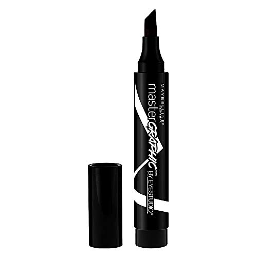 Maybelline New York Eye Studio Master Graphic Liquid Eyeliner, Striking Black, 0.084 Fluid Ounce by Maybeline New York von MAYBELLINE