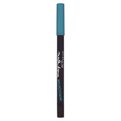 Maybelline New York Eyeliner Master Drama Khôl Liner Chromatics Türkis/Cremiger und präziser Konturenstift in Türkis, langanhaltend, 1 x 1,1 g Maybelline New York Eyeliner Master Drama Khôl Liner Chromatics Türkis/Cremiger und präziser Konturenstift in Türkis, langanhaltend, 1 x 1,1 g von MAYBELLINE