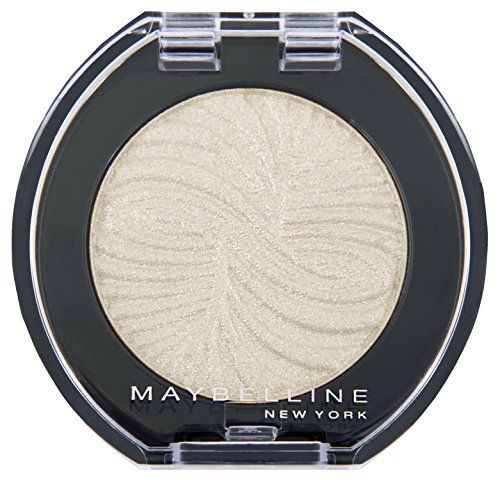 Maybelline New York Lidschatten Colorshow Mono Shadow Tiffanys White 12 / Eyeshadow Weiß glänzendes Finish, leuchtende Farben, intensive Deckkraft, 1 x 3 g von MAYBELLINE