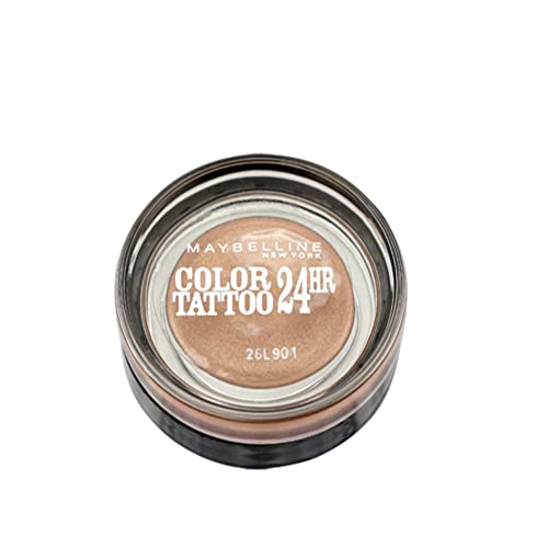 Maybelline New York Lidschatten Eyestudio Color Tattoo 24h One and One Bronze 35 / Gel-Cream Eyeshadow metallic, langanhaltend (1 x 4 g) von MAYBELLINE