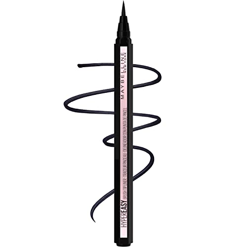 Maybelline New York hyper Easy Liquid Pen No-Skip Eyeliner, Matte Finish, Waterproof Formula, Eye Liner Makeup, Pitch Black, 0.018 Fl. Oz von MAYBELLINE