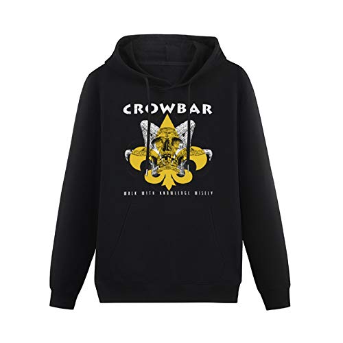 MAYILI Warm Sweatshirts Crowbar American Band Cotton Heavyweight Hooded Black L von MAYILI