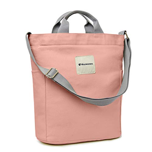 MAYMOONER Umhängetasche für Damen Multifunktionale Umhängetaschen Handtasche Pink von MAYMOONER