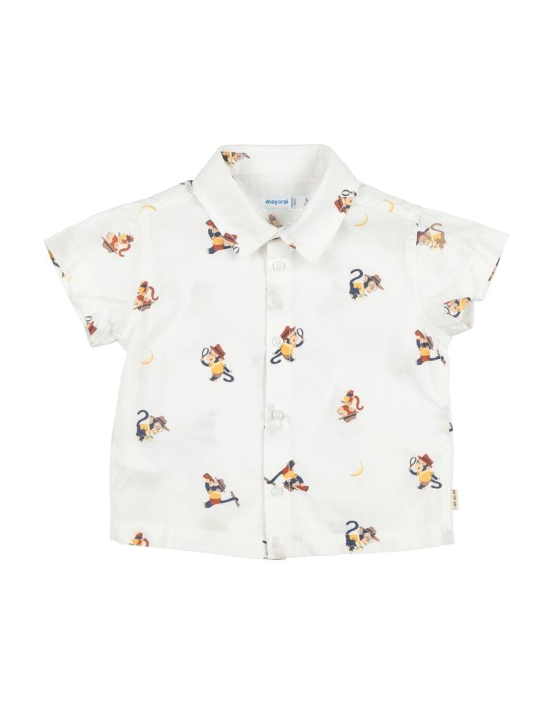 MAYORAL Hemd Kinder Off white von MAYORAL