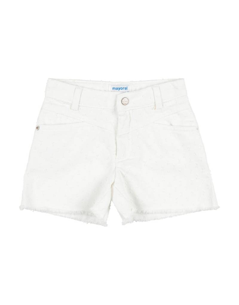 MAYORAL Jeansshorts Kinder Weiß von MAYORAL