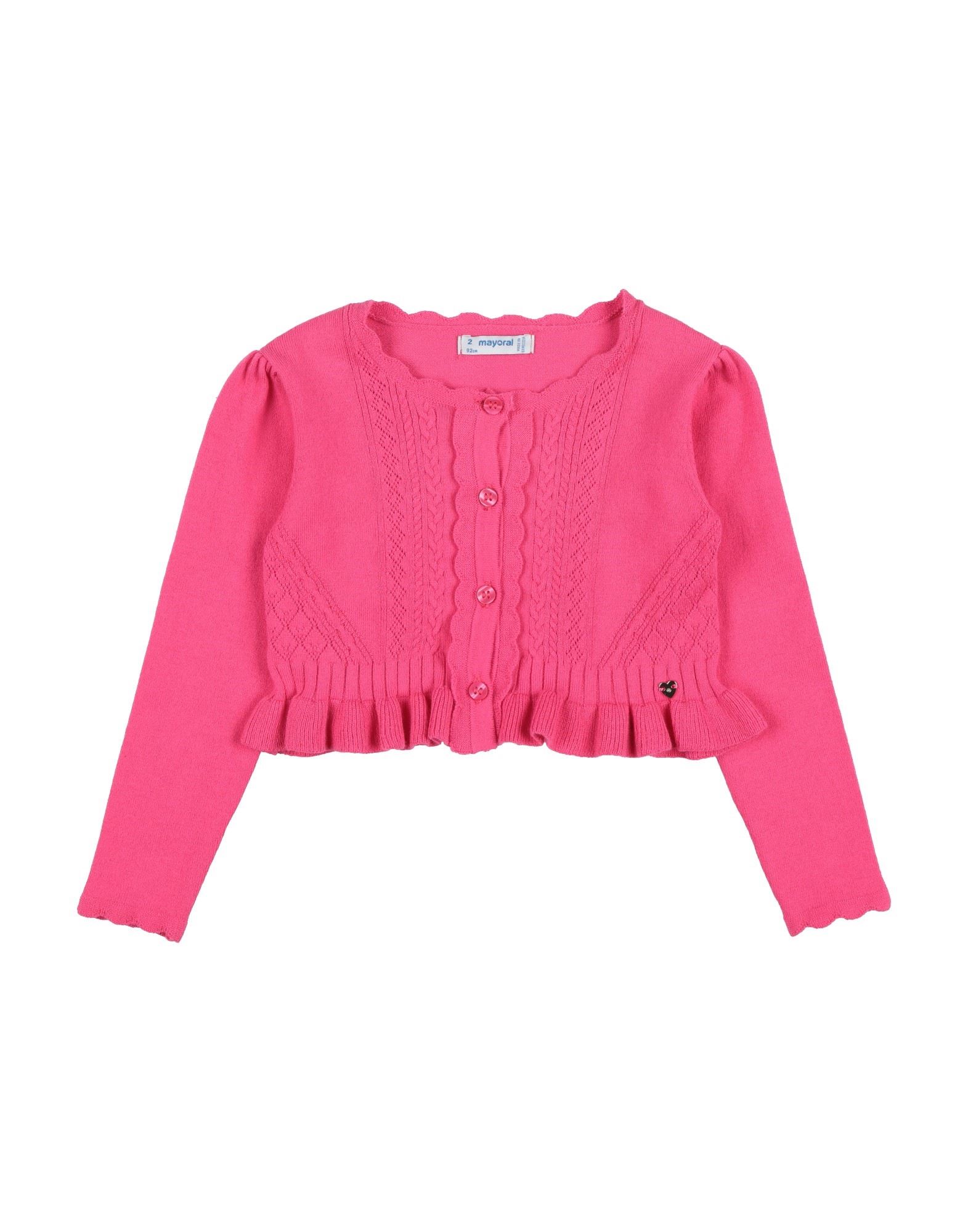 MAYORAL Strickjacke Kinder Fuchsia von MAYORAL