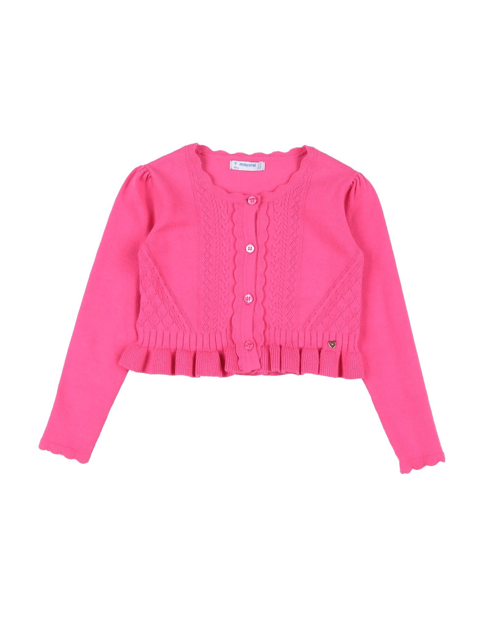 MAYORAL Strickjacke Kinder Fuchsia von MAYORAL