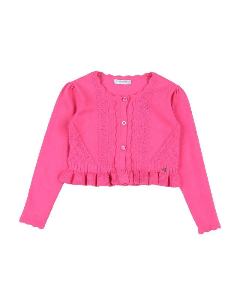 MAYORAL Strickjacke Kinder Fuchsia von MAYORAL