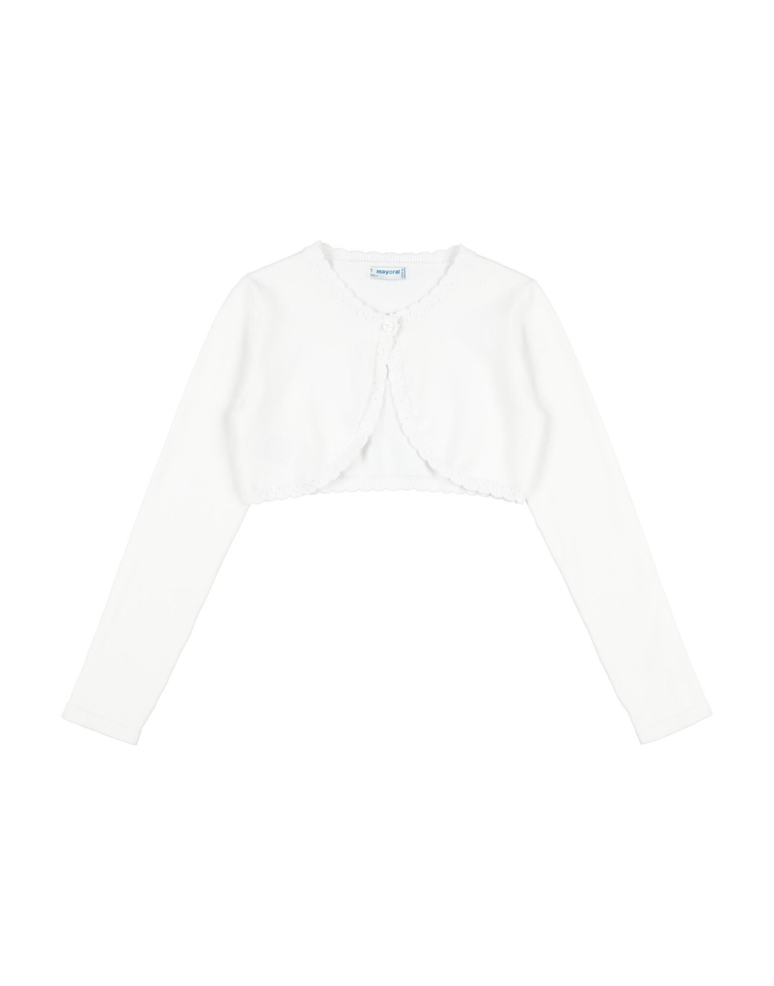 MAYORAL Wickelpullover Kinder Weiß von MAYORAL