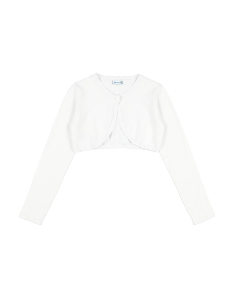 MAYORAL Wickelpullover Kinder Weiß von MAYORAL