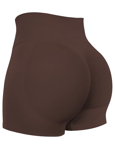 MAYROUND Damen Sport Shorts Scrunch Butt Lifting Gym Shorts 4.5" Nahtlose Hose Radlerhose Laufen Kurze Sporthose von MAYROUND