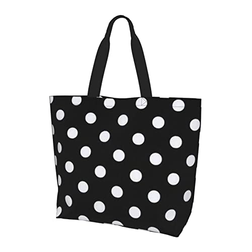 MAZBIT Schultertasche für Damen, mit großen Punkten, Schwarz / Weiß, Schwarz & Weiß Big Dot, Einheitsgröße MAZBIT Schultertasche für Damen, mit großen Punkten, Schwarz / Weiß, Schwarz & Weiß Big Dot, Einheitsgröße von MAZBIT