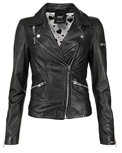 MAZE Damen Lederjacke 42020126 Black S von MAZE