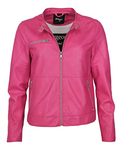 MAZE Damen Lederjacke 42021104 Fuchsia S von Maze