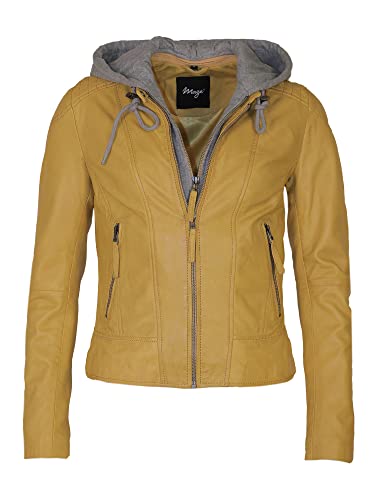 Maze Damen Lederjacke 42021133 Yellow L von Maze