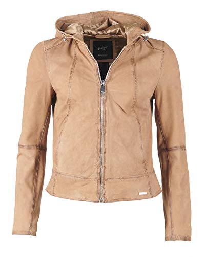 MAZE Damen Lederjacke Donie Creme XL von MAZE