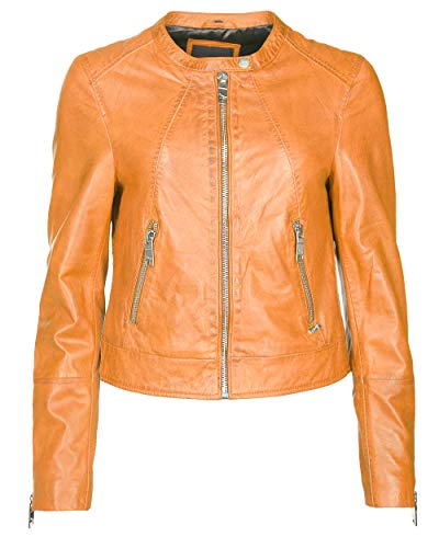 MAZE Damen Lederjacke Grenada Cognac XL von Maze