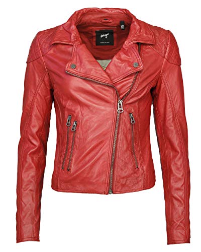 MAZE Damen Lederjacke Ibiza Red S von MAZE