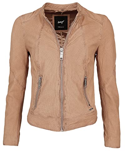 MAZE Damen Lederjacke Mabel Creme XL von MAZE