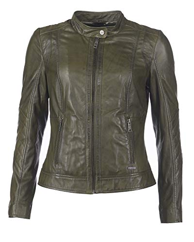 MAZE Damen Lederjacke Marcie Forest Night XXL von MAZE