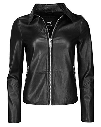 MAZE Damen Lederjacke Noble Black S von MAZE